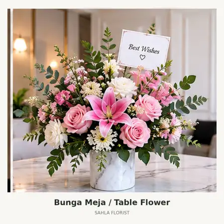 Bunga Meja Bubutan