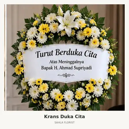 Krans Bunga Duka Bubutan